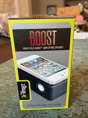 iFrogz Boost Portable Near-Field Amplifying Speaker - Black